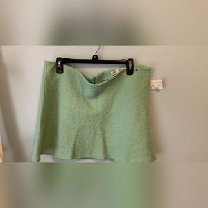 NWT mint green Zara skirt
